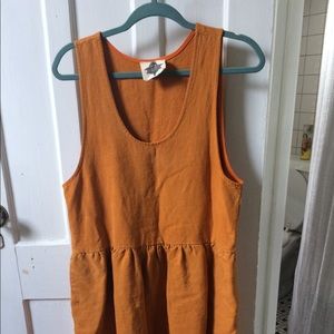 Jungmaven Hemp Mustard Sack Dress